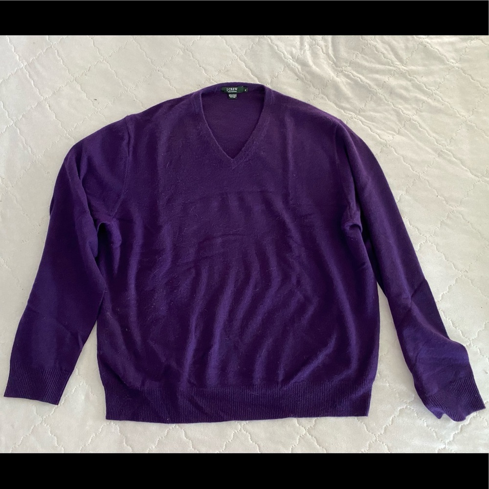 100% cashmere JCrew sweater